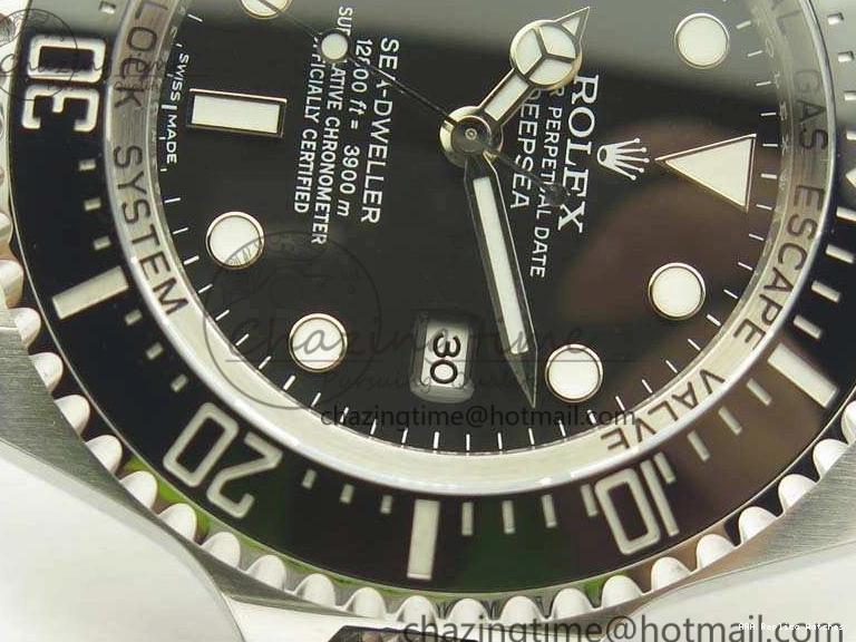 Best AAA Replica Sites Black DEEPSEA ARF Bracelet 904L 1:1 Best Case And SH SS 116660 3484 WaterResistant Sea-Dweller Edition 1217